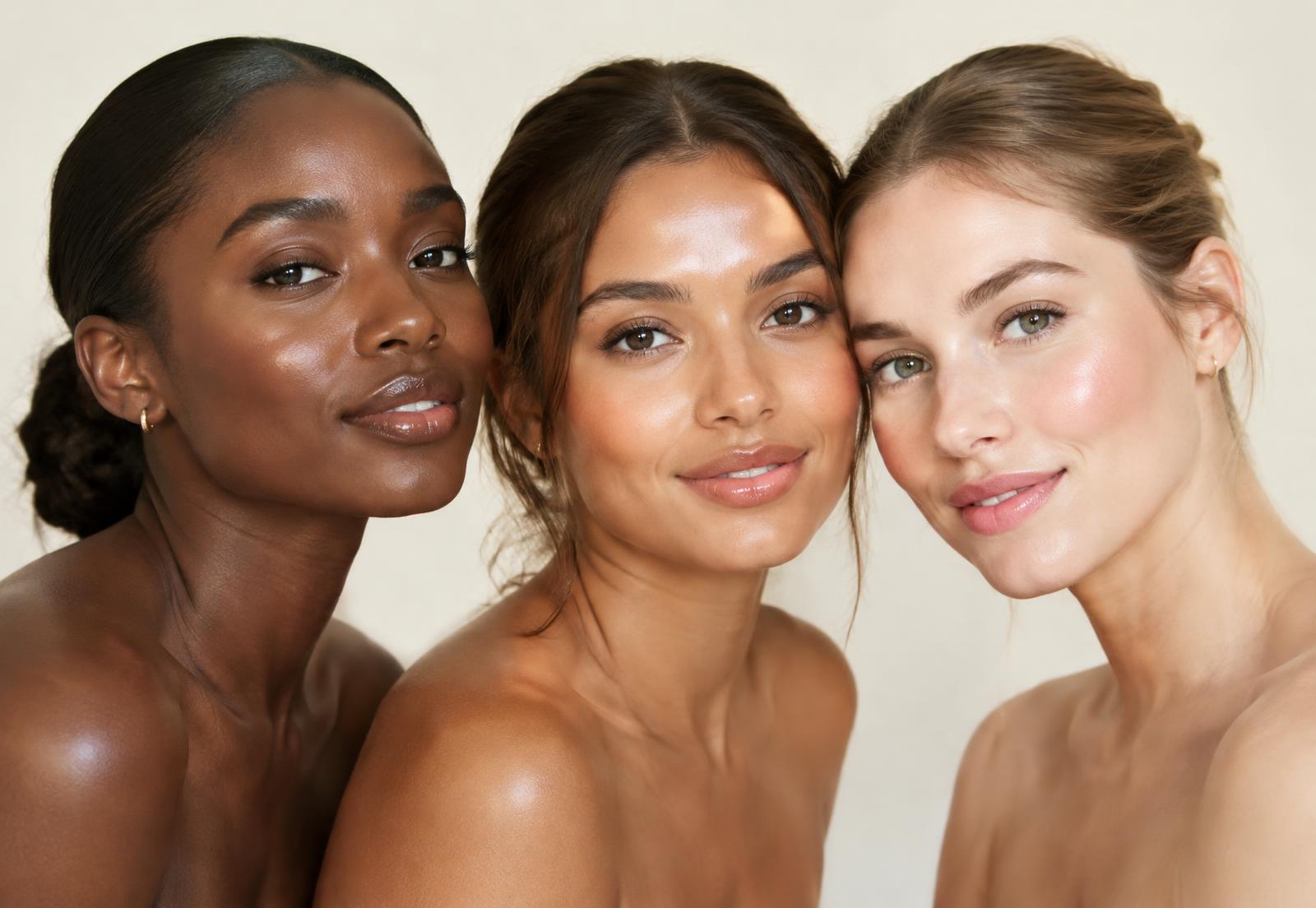 Women with full, natural-looking features